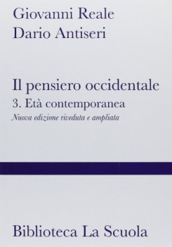 pensiero occidentale 3 eta\' contemporanea