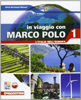 in viaggio con marco polo 1 +regioni +cd geografia sc.media