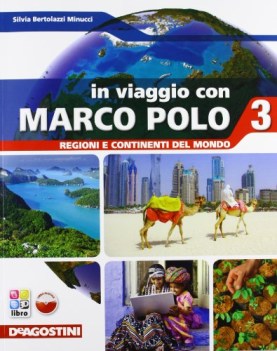 in viaggio con marco polo 3 +regioni +cd geografia sc.media