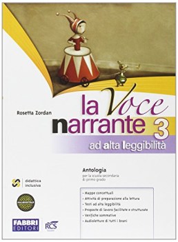 voce narrante ad alta leggibilita 3 italiano, antologia media