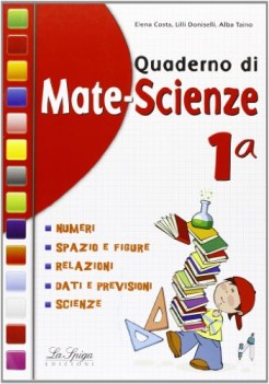 quaderno di mate scienze 1