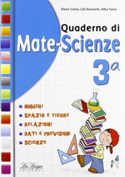 quaderno di mate scienze 3