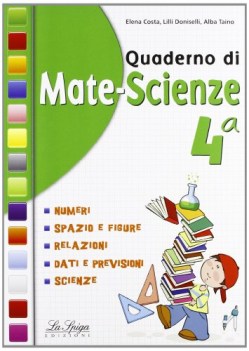 quaderno di mate scienze 4