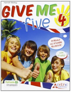 give me five 4 x elem. +cd libri vacanze