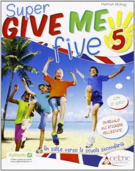 super give me five 5 x elem. +cd libri vacanze