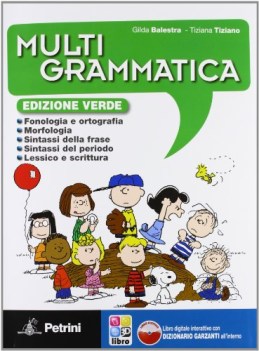 multi grammatica ed.verde +palestra inv.+cd gramm. medie