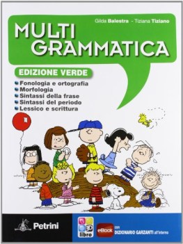 multi grammatica ed.verde +palestra +eb italiano, gramm. medie