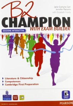 b2 champion with exam builder inglese, grammatica