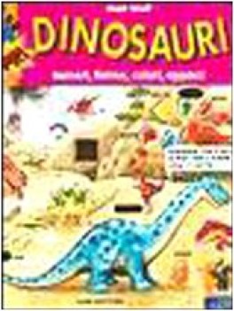 dinosauri numeri forme colori opposti