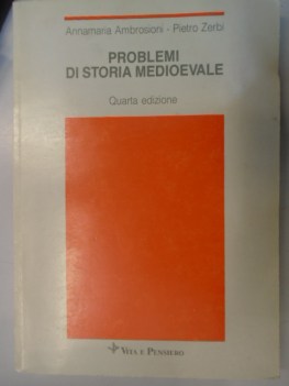 problemi di storia medioevale