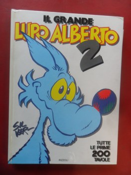 Grande Lupo Alberto 2 prime 200 tavole con cartolina