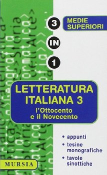 letteratura italiana 3 otto-novecento