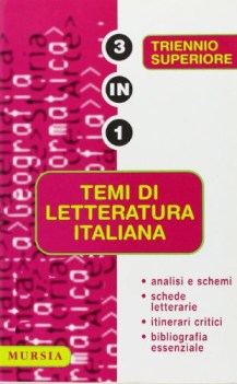 temi di letteratura italiana