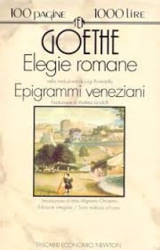 elegie romane epigrammi veneziani (TF tedesco) fc