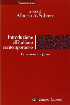 introduzione all\'italiano contemporaneo 2 variazioni