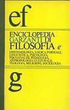 enciclopedia garzanti di filosofia