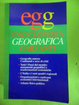 enciclopedia garzanti geografica FC