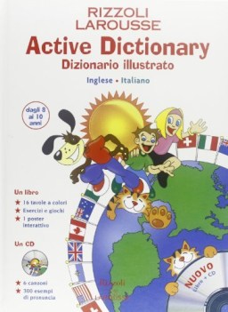 active dictionary+cd, dizionario illustrato