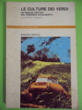 culture dei verdi. un\'analisi critica del pensiero ecologista