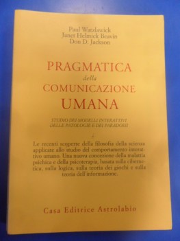 pragmatica della comunicazione umana