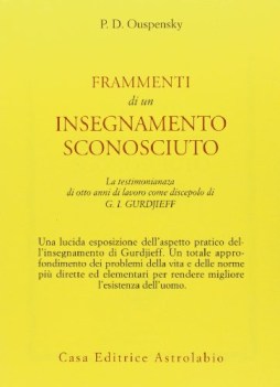 frammenti di un insegnamento sonosciuto