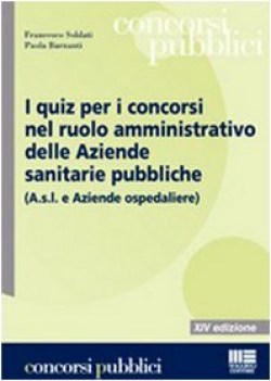 quiz per concorsi ruolo amministrativo aziende sanitarie pubbliche