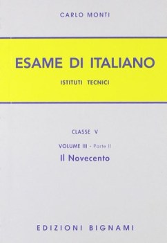 esame di italiano 3.2 novecento