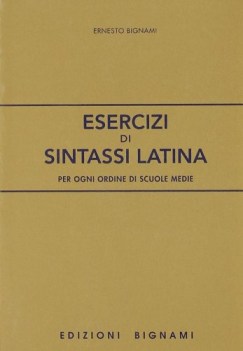 esercizi di sintassi latina