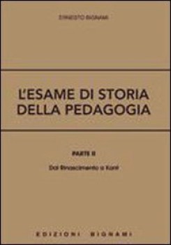 esame di storia della pedagogia 2