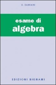 esame di algebra