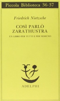 cosi parlo zarathustra