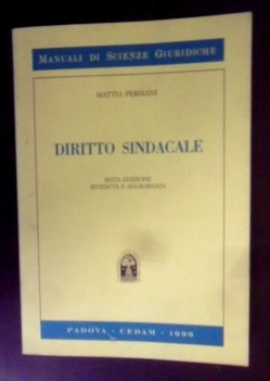 diritto sindacale. sesta edizione riveduta e aggiornata