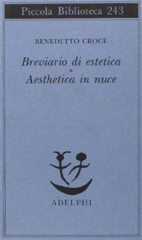 breviario di estetica aesthetica in nuce (pba 243)