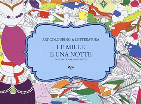 mille e una notte art colouring letteratura