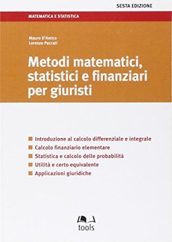 metodi matematici statistici e finanziari per giuristi