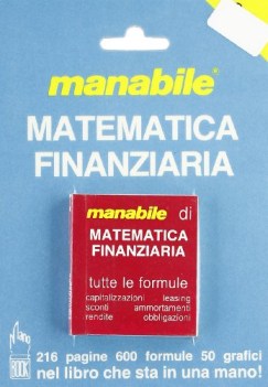 manabile di matematica finanziaria