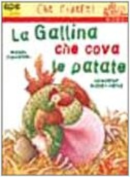 gallina che cova le patate