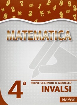 matematica 4 prove secondo il modello invalsi