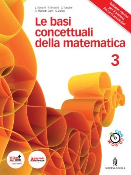 basi concettuali della matematica 3 matematica ginn.,licei