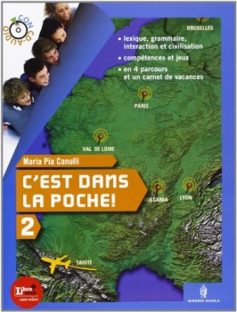 c\'est dans la poche! 2 +cd libri vacanze