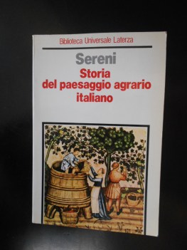 storia del paesaggio agrario italiano