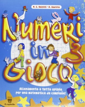 numeri in gioco x 3 elem. libri vacanze