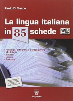 lingua italiana in 85 schede + libro digitale