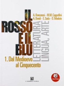 rosso e il blu 1 +divina commedia italiano, letteratura