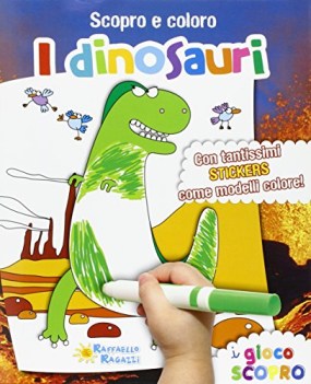 scopro e coloro i dinosauri