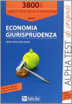 3800 quiz economia/giurisprudenza