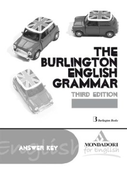 burlington english grammar 3rd.edit. SOLUZIONI