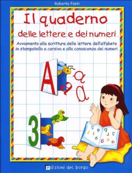 quaderno delle lettere e dei numeri