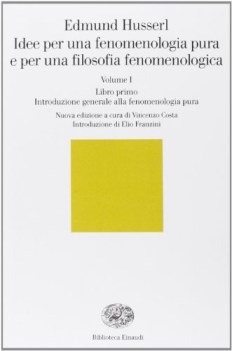 idee per una fenomenologia pura e per una filosofia fenomenologica 1