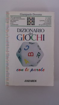 dizionario dei giochi con le parole